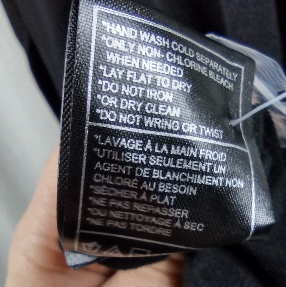 STEVE MADDEN Rosie Mock Neck Long Sleeve Sweater Dress Black Large 10-12 NWT - Picture 8 of 10